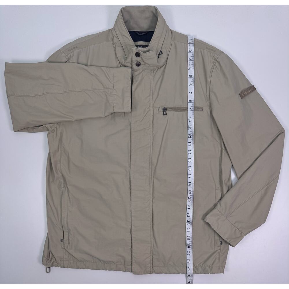 GEOX Men’s Utility Waterproof Jacket Beige Size Large - Picture 11 of 11